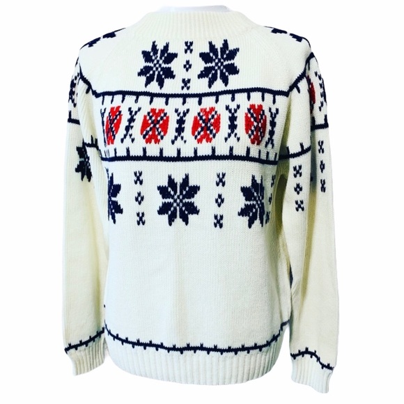 Vintage Sweaters - Northern Isles Chunky Ribbed Knit Grandpa Sweater